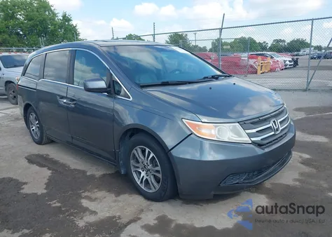 2012 Honda Odyssey Ex-L from USA, damaged, VIN 5FNRL5H60CB141208